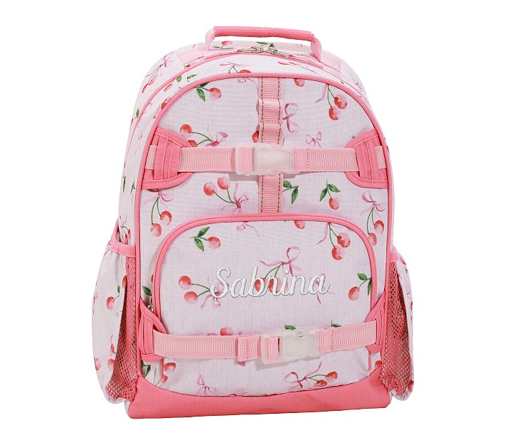 cherry mini backpack Quilted Scrunchies Printed with Coin Purse Two side water bottle pockets ensure easy access to hydration Novelty Cherries Backpack | Eco-Friendly,