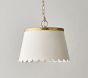 Metal Scallop Pendant