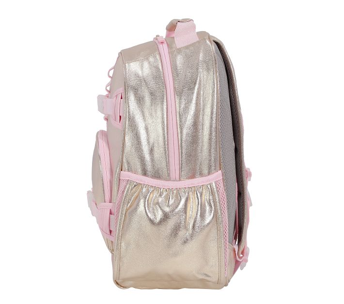 Metallic Gold Backpack & Lunch Bundle | Pottery Barn Kids display picture 1