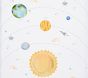 Space Picture Perfect Organic Crib Fitted Sheet