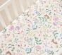 Storybook Friends Organic Cotton Crib Fitted Sheet