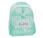 Mackenzie Roller Rabbit Aqua Monkey Backpacks