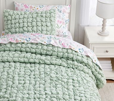 Pottery Barn kids ベッドカバー　キルト Marshmallow Quilt & Sham | Pottery Barn Kids