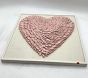 Open Box: Dimensional Fabric Heart Wall Art - Simply White