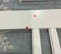 Open Box: Larkin 4-in-1 Toddler Bed Conversion Kit Only - Simply White