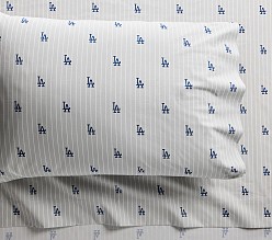 <i>MLB™</i> <i>Los Angeles Dodgers™</i> Stripe Organic Cotton Sheet Set