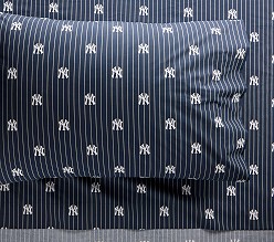 <i>MLB™</i> <i>New York Yankees™</i> Stripe Organic Cotton Sheet Set