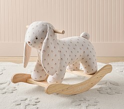 Rylee + Cru Floral Bunny Nursery Rocker