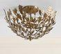 Foliage Metal Semi Flush Mount (19")