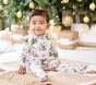 Holly Jolly Santa Bamboo Viscose Baby Pajama
