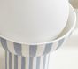 WE x PBK Ceramic Striped Table Lamp (10")