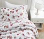 Black Santa Organic Duvet Cover