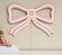 Open Box: Bow Lit Decor (26"W x 18"H) - Pink