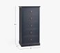 Charlie 5-Drawer Slim Dresser (24w x 17d")