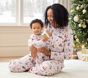 Holiday Cats Bamboo Viscose Adult Relaxed Fit Crew Pajama Set