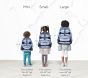 Chambray Stripe Airplanes Glow-In-The-Dark Mackenzie Backpack