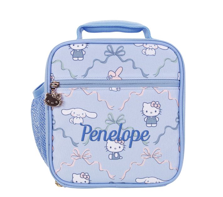 hello kitty backpack lunchbox set and Lunch Box for Girls Bundle w/More | Insulated Lunch Bag & 16in Large Durable Sanrio Bookbag Plus Water Bottle, Stickers, More designed for your girl who adores everyones favorite character Hello Kitty Girls 17" Summer