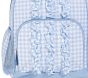 Ruffle Gingham Blue Mackenzie Backpack