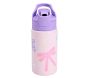 Pink Glow-In-The-Dark Bows Mackenzie Water Bottle