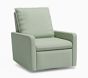Open Box: Paxton Swivel Glider Power Recliner - Heathered Chenille Sage
