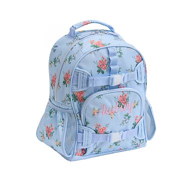 Hill House Home Blue Floral Mackenzie Backpack | Pottery Barn Kids