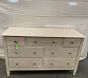 Open Box: Juliette 7-Drawer Dresser (57"W x 20"D) - Biscotti, Antique Brass