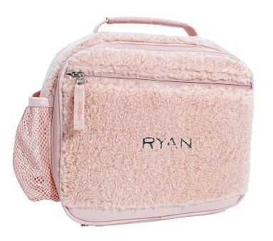 Mackenzie Blush Sherpa Cold Pack Lunch Box