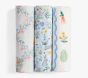 Open Box: Organic Rifle Paper Co Bunny Floral Swaddle Set of 3 - Multi