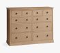Open Box: Charlie 10-Drawer Grand Dresser (56"W x 20"D) - Seadrift, Antique Bronze
