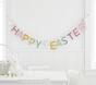 Open Box: Bright Felted Wool Happy Easter Garland (60"L x 4.5"H) - Multi