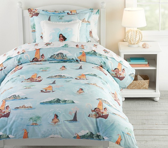 Pottery Barn Kids！ Moana ベッドカバー 4点セット Disney Moana Kids' Duvet Cover & Shams | Pottery Barn Kids