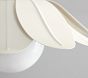 Flower Bud Semi Flushmount
