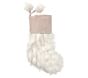 Llama Faux-Fur Christmas Stocking