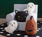 Bouclé Black Cat Glow-in-the-Dark Pillow
