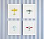Leslee Mitchell Yellow Plane Framed Art
