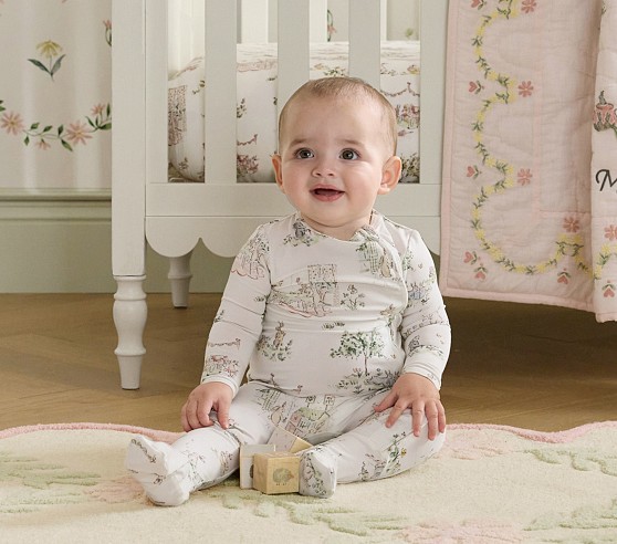 Riley Sheehey English Garden Baby Pajama | Pottery Barn Kids
