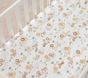 Lion Family Organic Crib Fitted Sheet