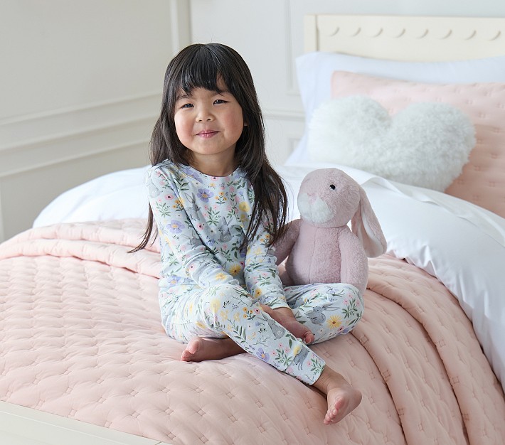 Rifle Paper Co. Bunny Floral Pajama Set | Pottery Barn Kids