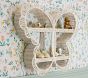Butterfly Shaped Rattan Shelf (23" x 28")