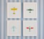 Leslee Mitchell Red &amp; Grey Plane Framed Art