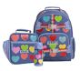 Mackenzie Rainbow Glitter Hearts Backpack &amp; Lunch Bundle, Set of 3