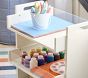 Wood And Acrylic Storage Cart