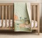 Lion Family Organic Baby Quilt
