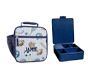 Glow-in-the-Dark Pinstripe Sports Lunch &amp; Bento Bundle, Set of 2