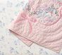 Unicorn Bows Organic Baby Quilt