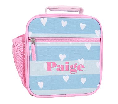 Blue Stripe Heart Mackenzie Backpack | Pottery Barn Kids display picture 2