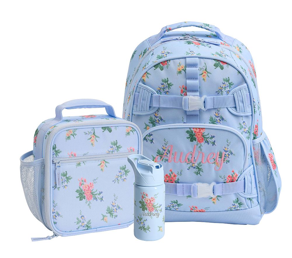 Hill House Home Blue Floral Mackenzie Backpack Bundle, Set of 3