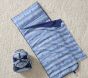 Chambray Stripe Airplane Mackenzie Nap Mat &amp; Backpack Bundle