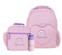 Pink Brushstroke Dot Mackenzie Backpack Bundle, Set of 3