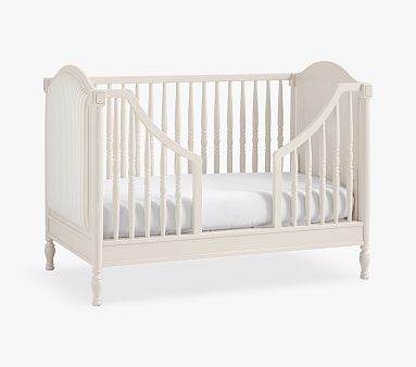 Bria Hammel Upholstered Convertible Crib | Pottery Barn Kids